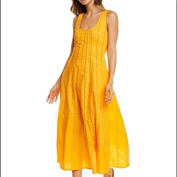 𝅺Nicholas Talullah Orange midi chanterelle dress - Picture 13 of 13